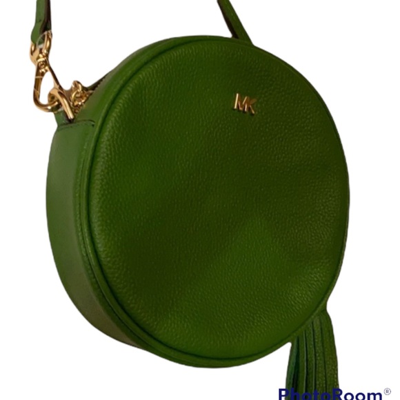 NWT RARE GREEN W GOLD HARDWARE MICHAEL KORS CROSSBODY CANTIN STYLE BAG⭐️⭐️⭐️⭐️⭐️ - Picture 9 of 9